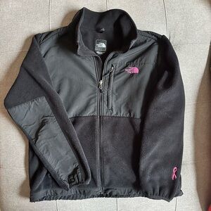 The North Face Denali Jacket Fleece Pink Ribbon Breast Cancer Womens XXL